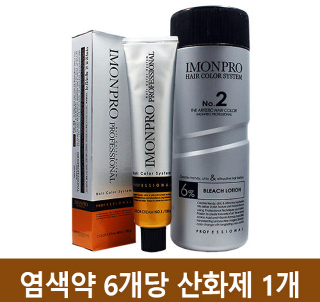아이몬 염색약 헤어컬러 120g (염색약6개당 산화제1병), R 레드, 1개