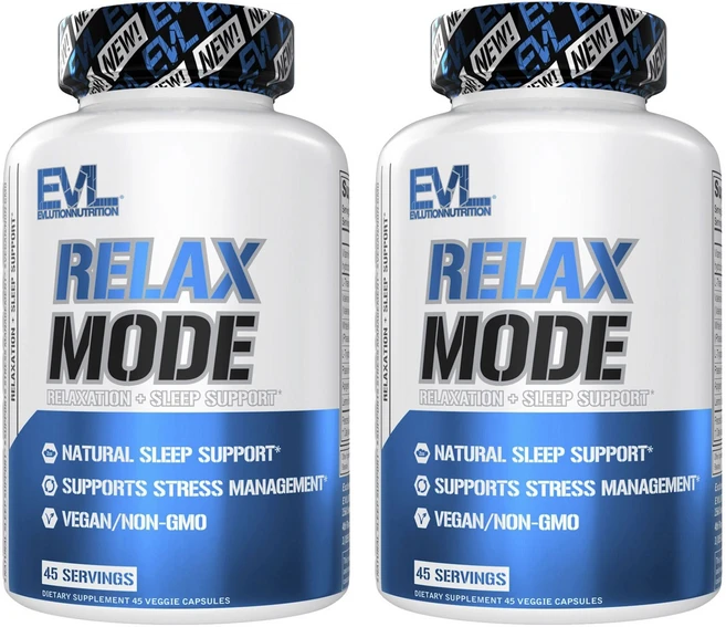 EVLUTIONNUTRITION 릴렉스 모드 베지 캡슐, 2개, 45정 - 쿠팡
