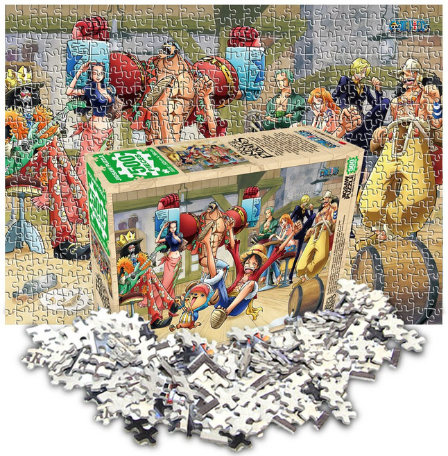 원피스 직소 퍼즐 500조각, 파티타임, 1개, 500피스