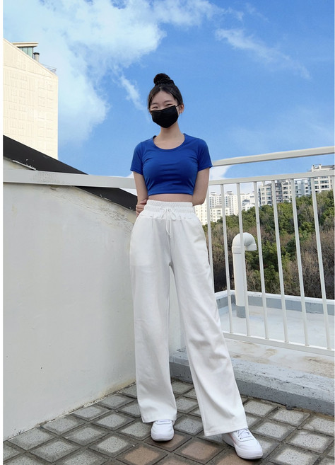 숏&롱기장 깔별소장템 하이밴딩 핑크바지 이지핏 밴딩 하이웨스트 트레이닝복 와이드팬츠(7color)