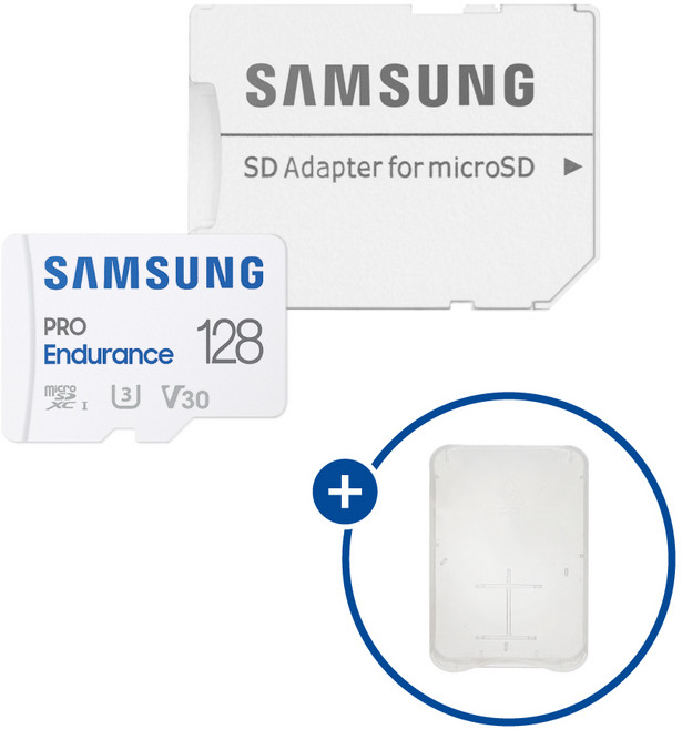삼성전자 마이크로SD카드 PRO Endurance MB-MJ128KA/APC + SD카드 케이스, 1개