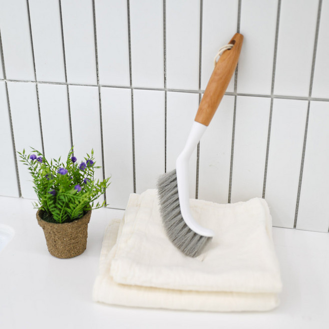 올리 우드 슬림 틈새 솔 욕실 주방 청소 브러쉬, 올리 우드 슬림솔, 1개