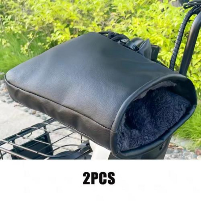 오토바이 열선토시 발열장갑 핸들바 미트 겨울 장갑 방수 핸드머프 자전거 핸들 커버 핸드 워머, 02 As shown3