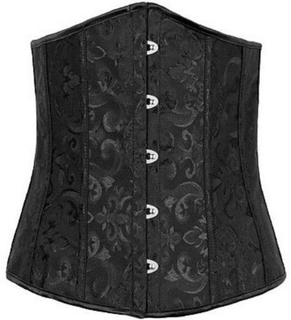 束腰綁帶收腹外搭塑腰腰封 收腰塑形護腰束身衣, 1個, 黑色 小妖精長款黑色14骨5扣子L