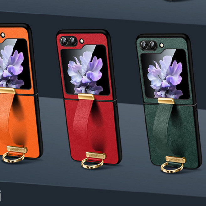 주주연구소 겔 갤럭시 Z플립 제트플립 플립5 플립4 플립3 지플립 flip 케이스 가죽스트랩