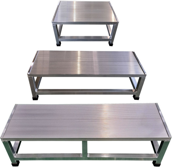 1단 알루미늄 계단 발판 사다리 경량 안전 미니 디딤대, 1-400 (높이250) 행사상품, 1개