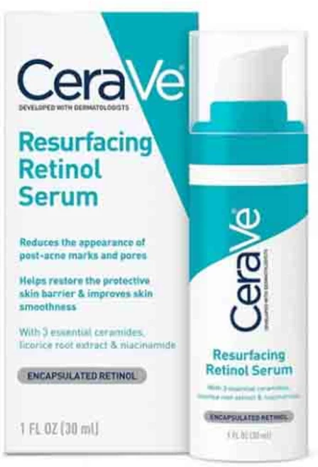 [해외] [CeraVe Retinol Serum for Post-Acne Marks] 세라비 레티놀 세럼 1oz(30ml), 1개, 30ml - 쿠팡