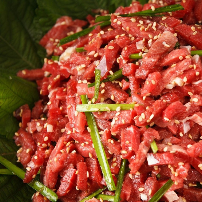 1++한우 육회 양념 소스포함, 1개, 200g