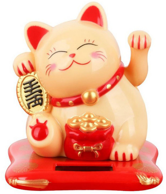 osshop 마네키네코 손흔드는 복 고양이, 베이지