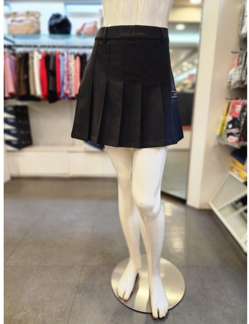 BTR골프 [NC엑스코점] 골프일상스포츠 BFK3519WBLK #1 이월 초특가!!비티알 여성 봄가을 간절기 허리밴딩 주름단 A라인 큐롯스커트