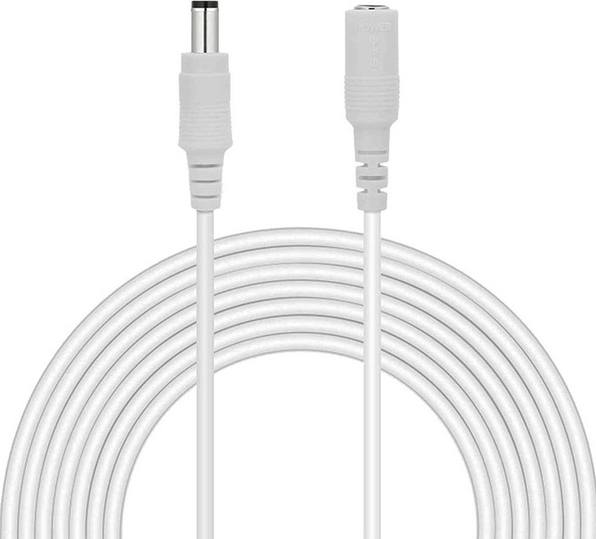 DC 익스텐션 케이블 커넥터 LED 스트립 카메라용 암-수 연장 코드 12V 2M 3M 5M 10M 20M 2.1x5.5mm