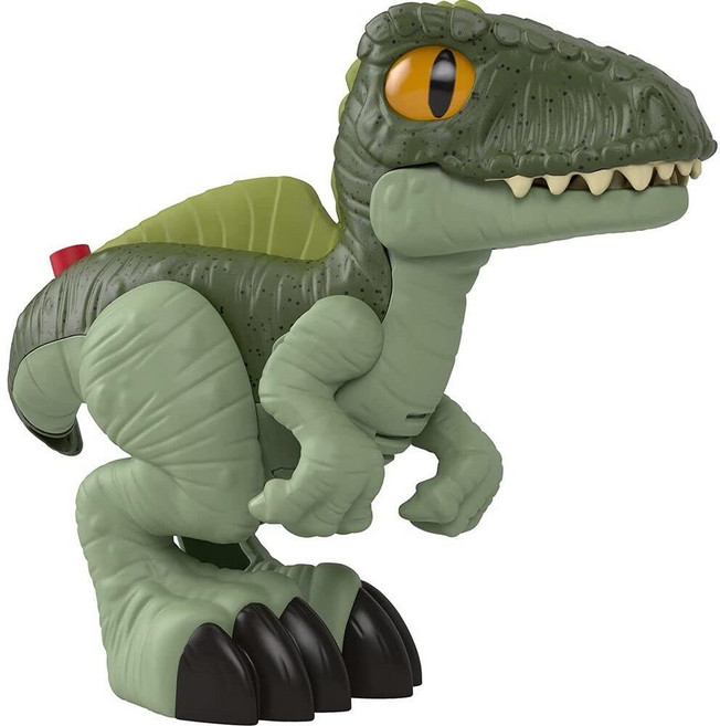 정품++ 쥬라기 월드 토이 도미니언 디럭스 그로울 기가 XL 공룡 25.4cm(10인치) 높이 조명과 사운드 포함 이상