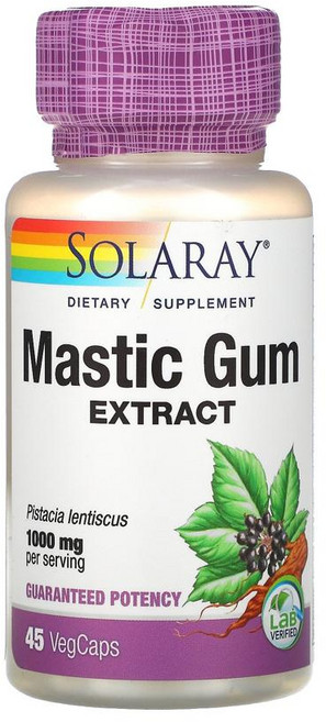 솔라레이 매스틱 검 추출물 500 mg 베지 캡슐 45정, 1개