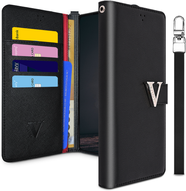 아리움 앱솔루트 스트랩 다이어리 선물 지갑 케이스