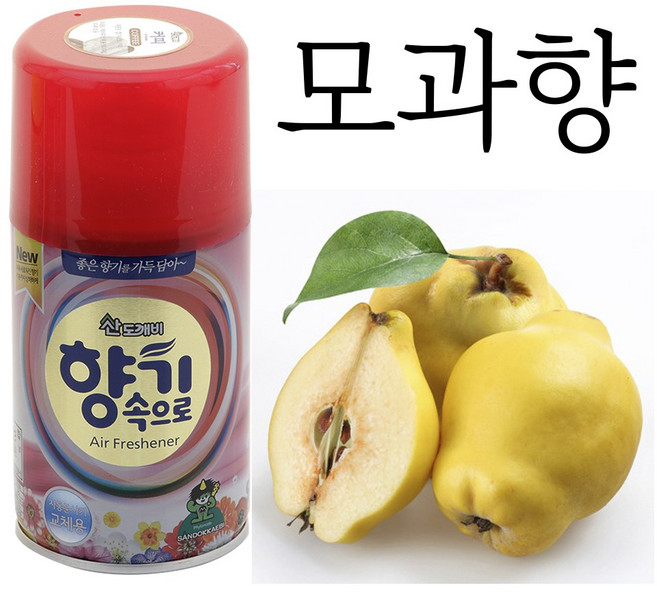 산도깨비 향캔 X 3개 - 모과향 27가지 다양한 리필향캔 방향캔 방향제, 290ml