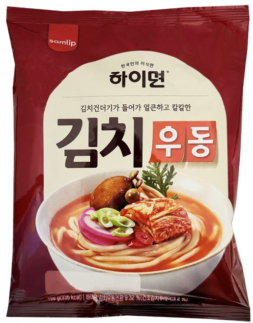 삼립 하이면 김치우동, 198g, 6개