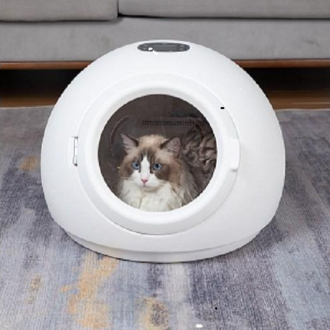 寵物烘乾箱 智能恆溫 快速吹乾 低噪音, 1個, 800W功率+自動集毛+紫外線殺菌