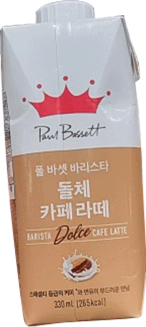 폴바셋 바리스타 돌체라떼, 330ml, 6개