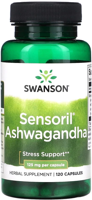 Swanson Sensoril 아슈와간다 125mg 캡슐 120정, SwansonSensoril아슈와간다125mg캡슐120, 1개 - 쿠팡