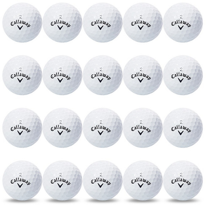 아토스포츠 로스트볼 캘러웨이 흰색 A+급, 20개, 1개