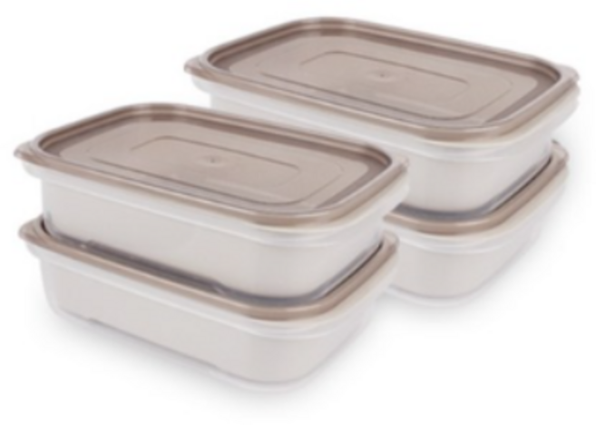 제오닉 명절음식 전 보관 칸칸이용기 1.5L, 4개입, 3세트