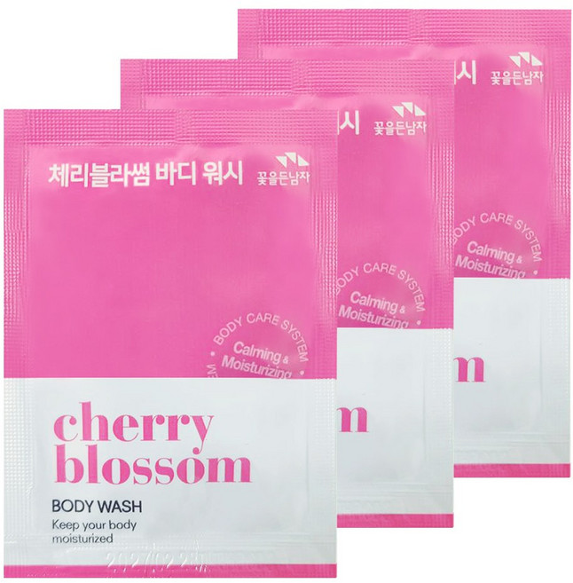 꽃을든남자 체리블라썸 일회용 바디워시, 10ml, 100개