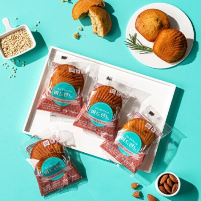 [보로미]찰보리로 만들어 고소하고 담백한 건강 마드렌느 총80개