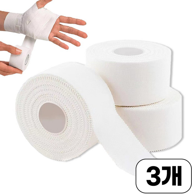 파워테이핑 스포츠면테이프 씨테이프 C-TAPE, 3개