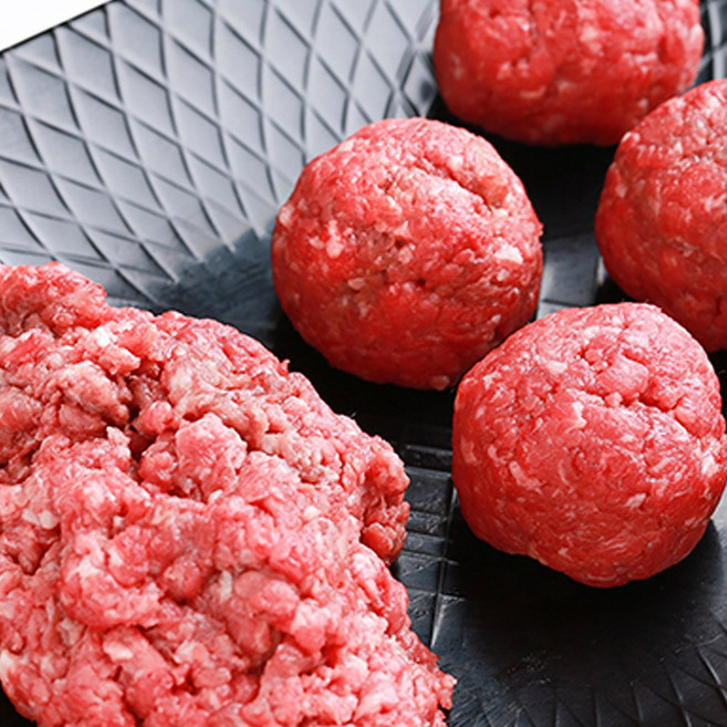 미트윈 소고기 GF등급 우둔살 중량 정형선택 소포장 냉동, 1kg, 1개, 다짐육, (100g)