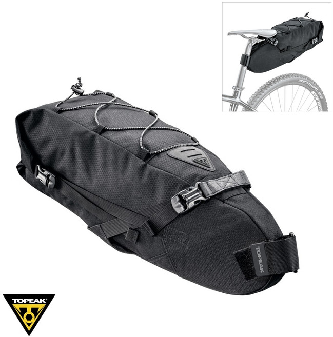 토픽 백로더 15L 시트백 안장가방 블랙, 1개