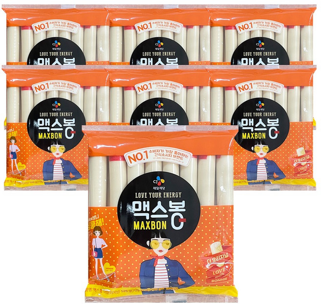 맥스봉 더오리지널, 525g, 7개