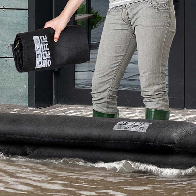 플러드백 차수막 워터댐 침수 방지 모래주머니 장마대비 차수막, 플러드백 40x60, 1개