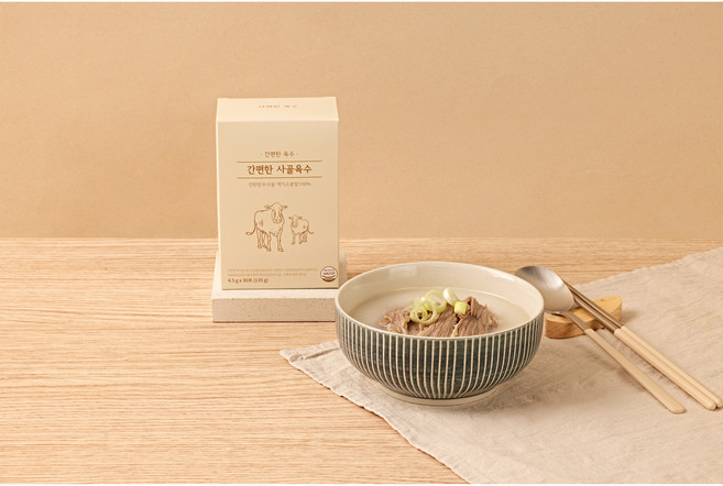 간편한육수 사골육수, 30개, 4.5g