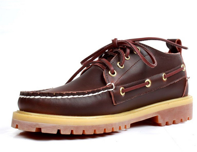 스니커즈 보트슈즈 하이클래스 레더 남성화 요트화