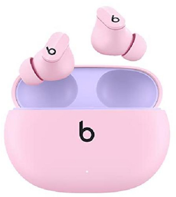 Beats 스튜디오 버즈 노이즈 캔슬링 이어버드 무선 이어폰 블루투스, 선셋 핑크, 스튜디오 버드