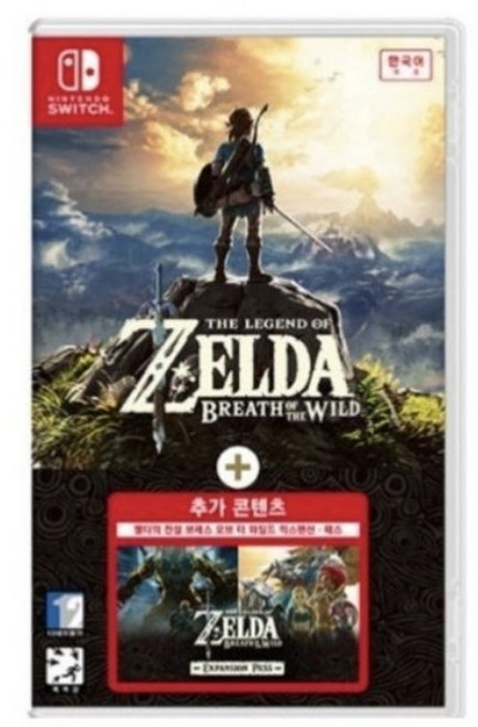 닌텐도스위치 젤다의전설 브레스 오브 더 와일드 + 익스팬션 패스 합본 한글판 / 새상품