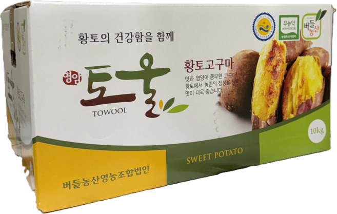 영암 버들농산 토울고구마, 1박스, 10kg(특상)