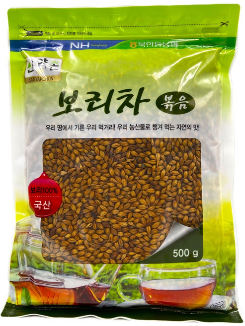 [농협] 북안동농협 국산 보리로 만들어 구수한 산약촌 볶은 보리차, 1개, 1개입, 500g