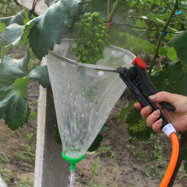 포도 지베린처리기 분무기 침지기 샤인머스켓 방역 사출제 과수원 농업용, 울타리 22cm (펌프 포함)