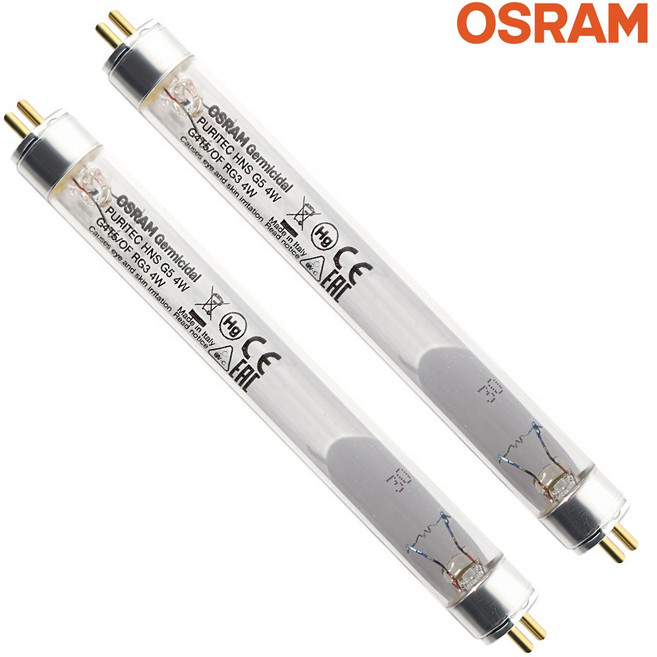 스펙트라 젖병소독기 전용 정품 오스람 4W 램프, 2개, HNS4W G5