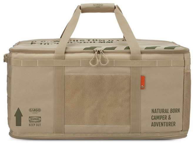 카고컨테이너 커스텀백 L 캠핑가방 다용도 이소가스가방 부탄가스 수납 멀티백, 베이지, 1개