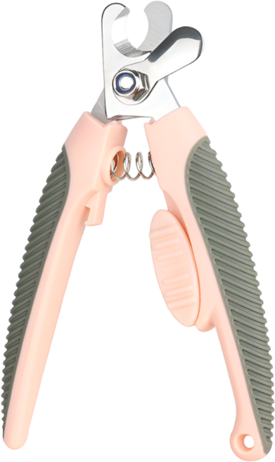 반려연구소 강아지 발톱깎이 고양이 손톱깎기, 연핑크, 1개