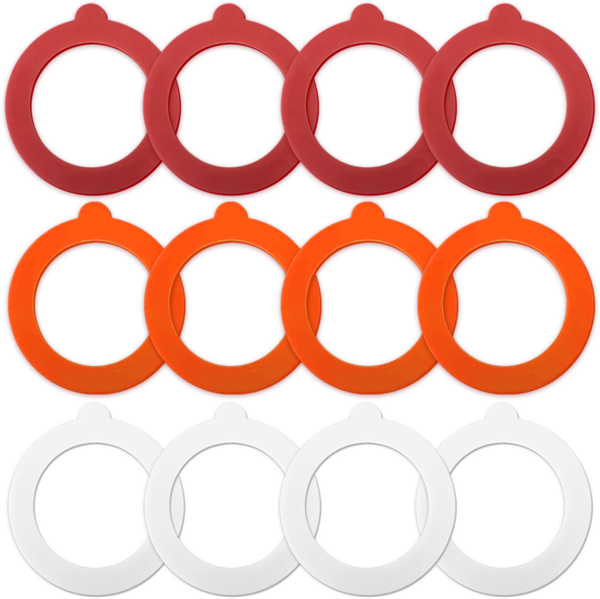 피도병 실리콘 밀폐 패킹 유리병 실리콘 교체 개스킷 피도 유리 밀폐용기 실리콘 밀폐 패킹 12개