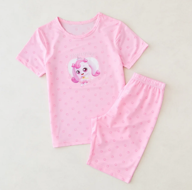 티니핑 (프린세스 하츄핑) 여아 잠옷 원피스 캐릭터 공주 파자마 홈웨어