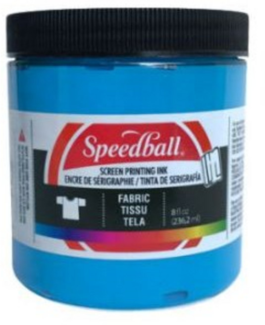 스피드볼 실크스크린 페브릭 피콕블루 236.58 ml