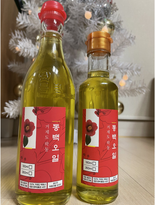 거제도 동백기름 동백오일 국산 국내산 식용 미용 생동백 생기름 생압착 저온압착, 180ml, 1개, 180ml 동백기름