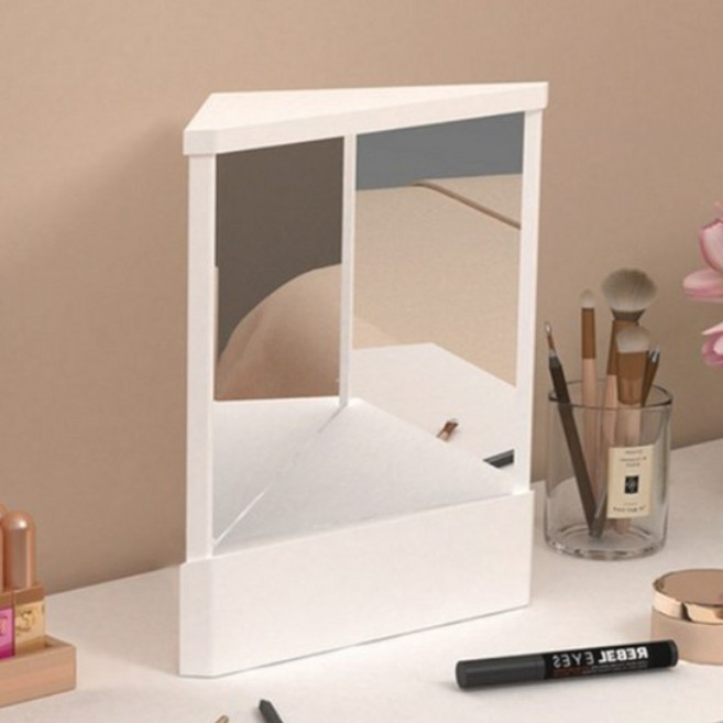 남이 보는 내 얼굴 무반전거울 좌우 반전, 3개, WHITE