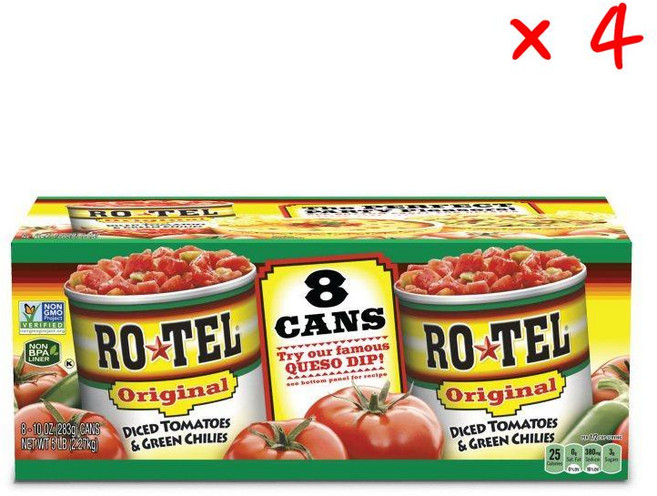 로 텔 다이스 토마토 그린 칠리스, 284g, 4개