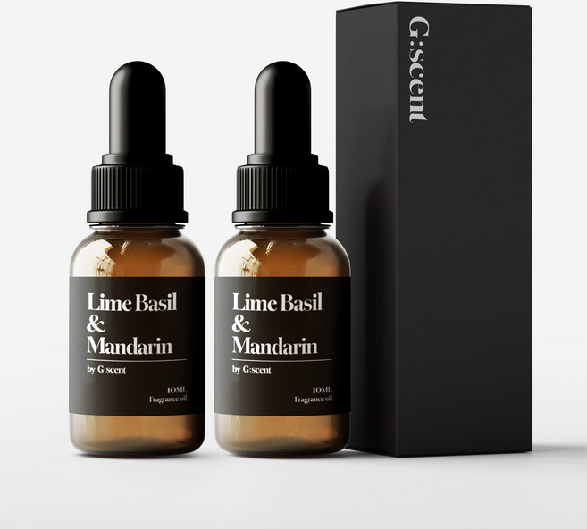 지센트 1+1 프레그런스 오일 100% 원액, 1개, 10ml, 라임바질앤만다린