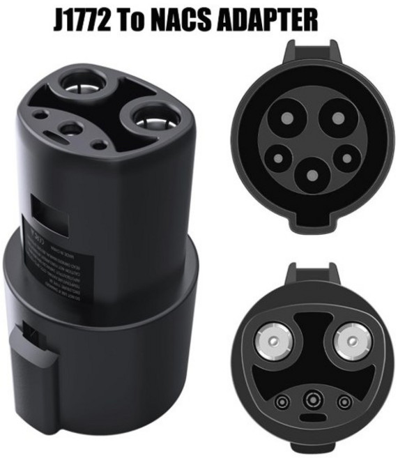 전기자동차 충전기 어텝터 J1772 Tesla Model X Y 3 S EV 충전기 커넥터 변환소켓 완속충전, 1개